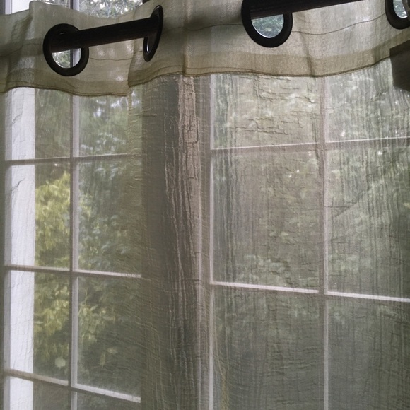 Beautiful Sheer Extra Long Drapes Curtains 4 pcs - Picture 6 of 8